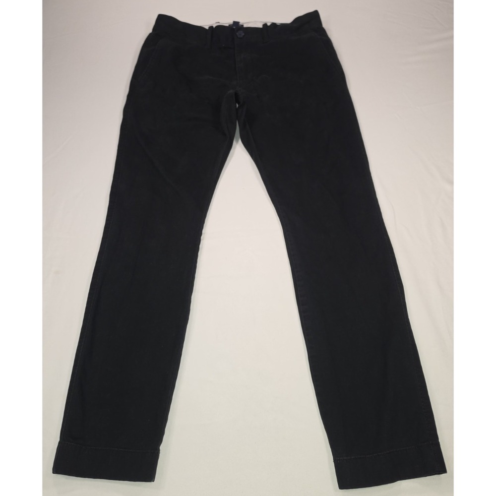 J.Crew Flex Black Cotton Skinny Chino Pants Men's Size 30 AN792